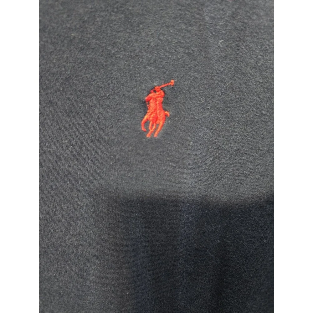 Ralph Lauren Polo Mens Shirt Blue XXL Custom Slim Fit Casual Red Pony